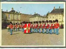 x04695; Copenhagen. The Royal Guard at Amalienborg Palace.