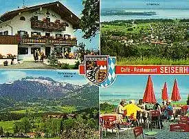 x04881; Bernau am Chiemsee. Restaurants Kaffee und Pension Seiserhof.