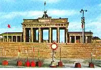 x04886; Berlin Blick auf das Brandenburger Tor 13. August 1961.
