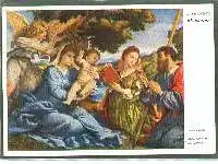 x04916; Lorenzo Lotto. Maria und Kind und Heiligen.
