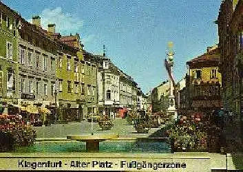 x05033; Klagenfurt. Fußgängerzone Alter Platz. Kärnten,.