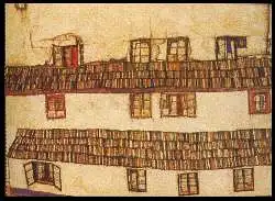 x05359; Egon Schiele, Fensterwand, 19x14.