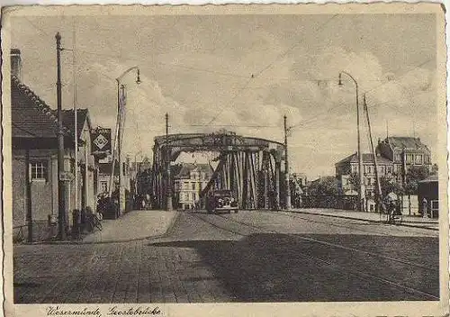 x05415; Warnamünde. Geestebrücke.