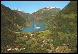 x05523; Geiranger med Vinje Camping.