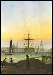 x05547; Greifswalder Hafen. Caspar David Friedrich.