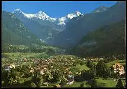 x05587; Wilderswil. Eiger, Mönch, Jungfrau.