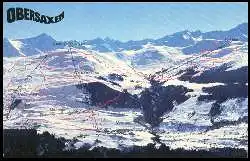 x05618; Obersaxen Graubünden) das Skigebiet vom Stein und Sez Ner.