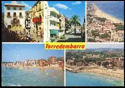 x05682; Torredembarra. Costa Dorada, Tarragona. Diversos aspectos de la villa.
