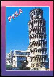 x05718; Pisa. La Torre pendente vista dal Museo dell´Opera de Duomo.