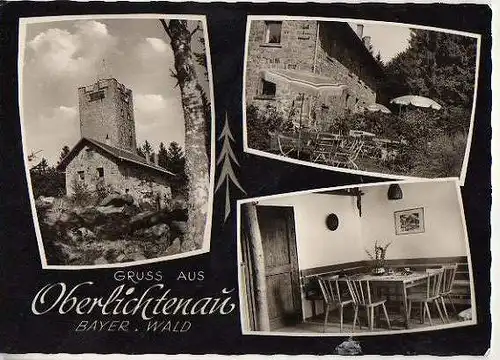 x05959; Oberlichtenau. Burg. Ausfluggaststätte. Besitzer: Jos.Stephan.