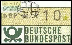 x05992; Deutsche Bundespost. Automatenmarken.
