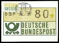 x05993; Deutsche Bundespost. Automatenmarken.