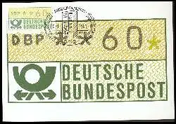 x05994; Deutsche Bundespost. Automatenmarken.