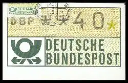x05995; Deutsche Bundespost. Automatenmarken.