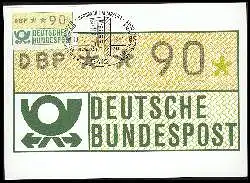 x05997; Deutsche Bundespost. Automatenmarken.