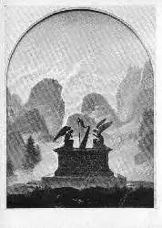 x06099; Carl Gustav Carus 1789 1869 Entwurf zu einem Goethedenkmal.