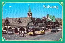 x06157; Solvang. THE SIGHTSEEING TROLLEY.