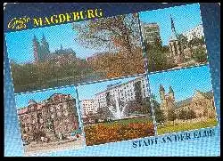 x06260; Magdeburg. Stadt an der Elbe. Gruss aus.