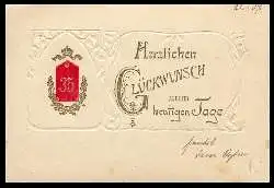 x06272; Regiment 35. Herzlichen Glückwunsch zum heutigen Tage.