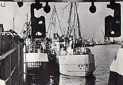 x06288; Lugrotrawlery w szczecinskim porcie rybackim.