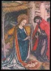 x06389; Museum der Stadt Ulm. Schwäbischer Meister um 1470: Geburt Christi.