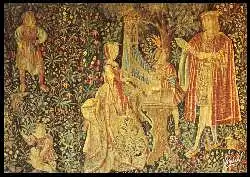 x06533; Chateau d'Angers. La Dame a l'Orguedebut XVII siecle.