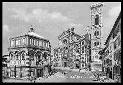 x06605; Firenze. Taufkapelle Dom und Giotto Glockenturm.