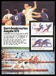 x06744; Sport Sondermarken Ausgabe 1979.