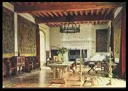 x06795; Langeais. Öa chateau:La Grand Salon ou fut celebre le mariage de Charles VIII et d´Anne de Bretagne en 1491.