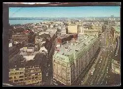 x06864; Hamburg. Blick über die City mit Mönckebergstrasse und Aussenalster.