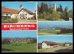 x06885; Kirchberg. Bayerischer Wald. Erholungsort am Fusse des Ebersberges.