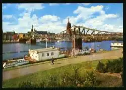 x07010; Frankfurt. Main. Mainpartie am Eisernen Sieg' mit Dom.