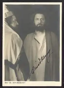 x07092; Oberammergau. Jubiläums Passionsspiele 1934: Bist du der Messias?. Mit Autogramm.