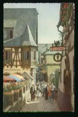 x07106; Rüdesheim am Rhein+B176 Drosselgasse.