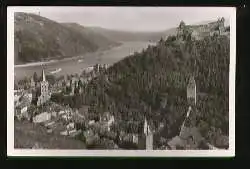 x07351; BACHARACH am Rhein mit Burg Stahleck.