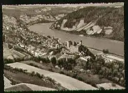 x07354; Oberwesel am Rhein mit Ruine Schönberg.