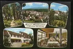 x07384; Mühlhausen b. Pforzheim. Schwarzwald. Gatthof Metzgerei Pension z. Adler.