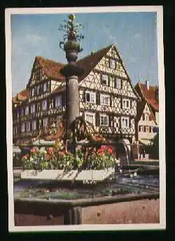 x07437; Schorndorf. Marktplatz.