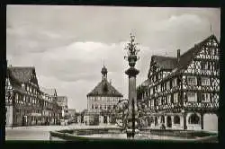 x07438; Schorndorf. Marktplatz.