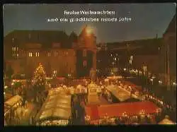 x07457; STUTTGART. Weihnachtsmarkt mit Altem Schloss.