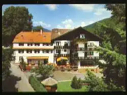 x07516; BAD HERRENALB. SCHW Cafe Bergblick mit Schwarzwaldhaus Im ParK.