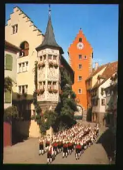 x07567; Meersburg am Bodensee. Marktplatz mit Knabenmusik Meersburg.