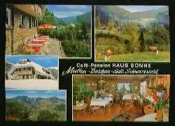 x07697; Multen Belchen. Cafe Pension Haus Sonne.