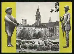 x07715; Der Wiktualienmarkt in München.