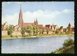 x07801; ULM a. D. Blick auf das Münster.