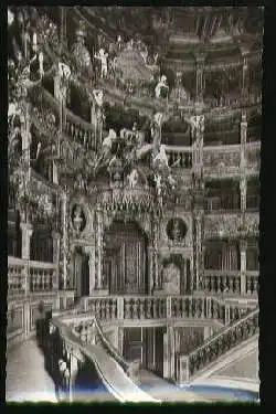 x08035; Bayreuth. Markgräfliches Opernhaus Fürstenloge.