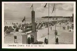 x08182; Grömitz Ostseebad. Blick auf den Strand.