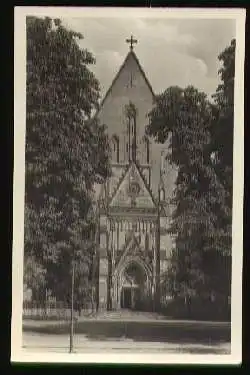 x08723; Leipzig. Portal der Thomaskirche.