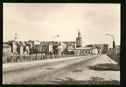 x08795; BAUTZEN Friedensbrücke.