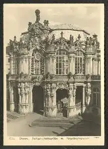 x09339; Dresden. Zwinger Stadtpavillon mit Porzellanglockenspiel.